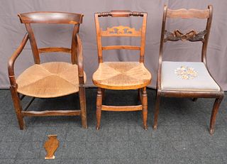 Three Vintage or Antique chairs Chairs
