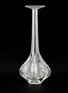 A French LALIQUE Art Glass Crystal Marie Claude Vase
