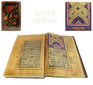 A Magnificent Persian Qajar Hand Written Quran
