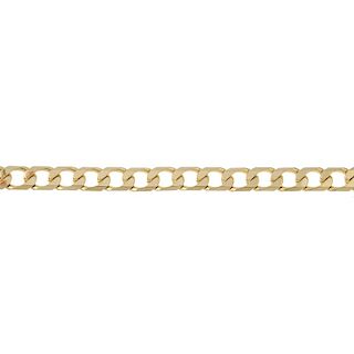 (57274) A 9ct gold curb-link bracelet. Hallmarks for Birmingham. Length 20.5cms. Weight 23.2gms. <br