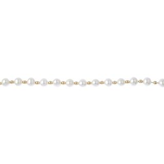 (174110) A cultured pearl bracelet. Designed as a series of cultured pearls measuring approximately