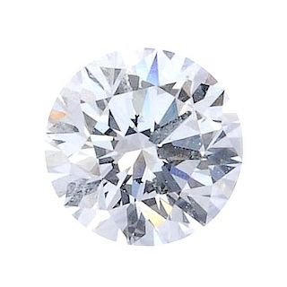 (179423) A loose brilliant-cut diamond, weighing 0.41ct. Accompanied by report number 2156764086, da