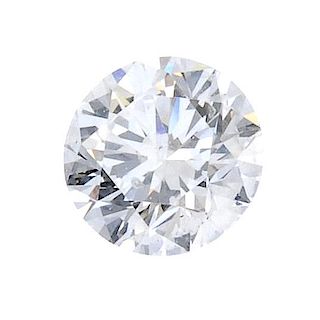 (179423) A loose brilliant-cut diamond, weighing 0.41ct. Accompanied by report number 2156508730, da