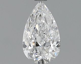1 ct., D/VVS2, Pear cut diamond, unmounted, IM-626-005-04