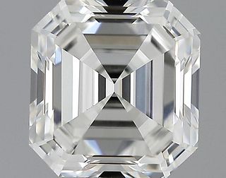2.02 ct., H/IF, Asscher cut diamond, unmounted, GSD-0045