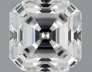 1.6 ct., E/VVS2, Asscher cut diamond, unmounted, PK2122-348