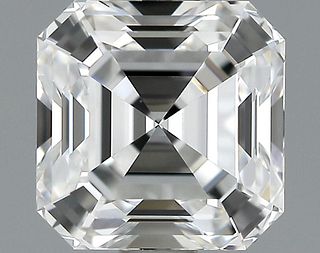 1.09 ct., D/VVS1, Asscher cut diamond, unmounted, PK2122-340