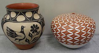 Two Large Pueblo American Indian Jars.
