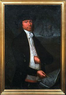 Portrait Of English Wine Merchant Oil Painting