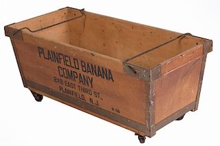 Rolling Banana Cart