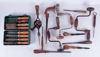 Vintage Mechanical Drills & Other Tools