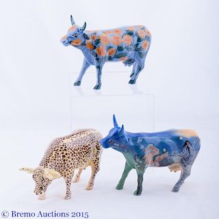 Cow Parade Collection, Set of Three (3)