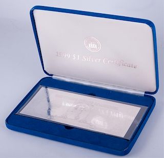 1999 $1 Silver Certificate
