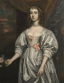 Portrait Frances Bard Mistress Duke Of Cumberland Oil