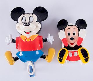 Vintage Mickey Mouse Toys, Two (2)