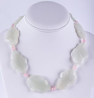 Daidra! Aventurine & Rose Quartz Necklace