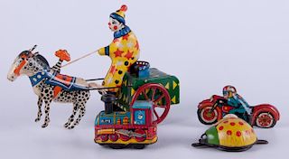 M-20th C Lithographed Tin Toys, Four (4)