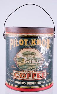 Pilot-Knob Coffee Tin