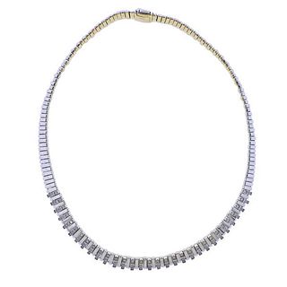 Chimento 18k Gold Diamond Reversible Necklace