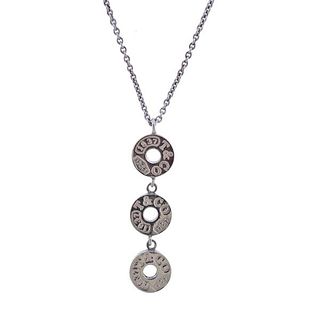 Tiffany &amp; Co Silver 1837 Triple Drop Pendant Necklace