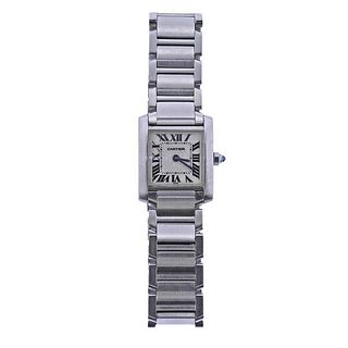 Cartier Tank Francaise Steel Watch 2300