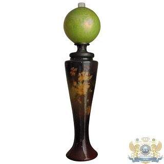 MONUMENTAL 40" Antique Weller Louwelsa Banquet Lamp