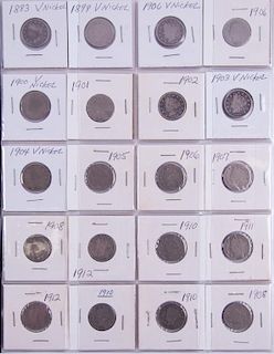 Liberty Head "V" Nickel Collection