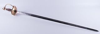 C 1800 Smallsword Or Officer's Sword