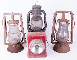 Dietz Railroad Lanterns & Delta "Redbird" Lantern
