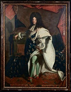 Portrait King Louis XIV of France