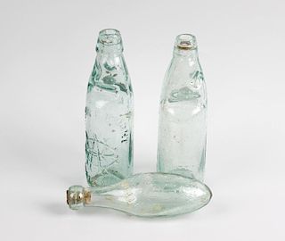Two boxes containing a large collection of assorted glass bottles Walsall and surroundings, to inclu