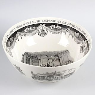 A Wedgwood Philadelphia bowl, designed for the Bailey Banks and Biddle Co., 12 x 5.5 (30.5cm x 14cm)