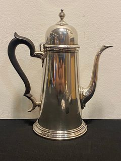 Sterling Silver EXEMPLAR London Coffee Pot 