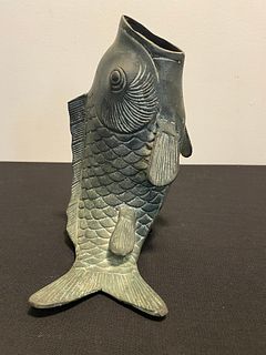 Bronze Koi Fish Statue 