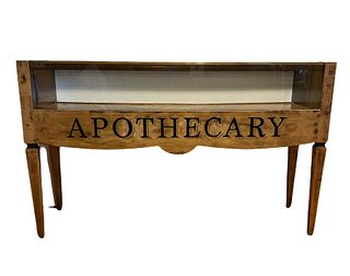 Old Jewelry Case with Apothecary Logo