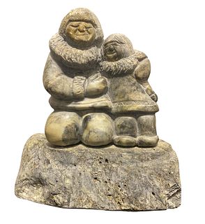 Carved Inuit Statue