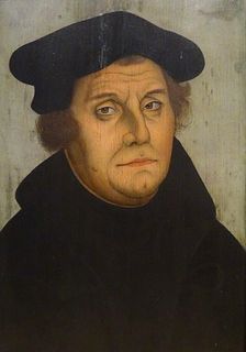 16th Century German Portrait Of Martin Luther Old