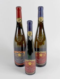 Seven bottles of assorted wines, comprising Weingut Paulinshof 2003 Brauneberger Juffer Riesling Spa