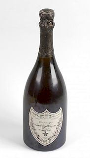 A bottle of Cuvee Dom Perignon Rose Champagne vintage 1982, 12.5% ABV, label and neck in good condit