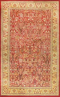 ANTIQUE INDIAN AMRITSAR RUG - No reserve. 15 ft 9 in x 10 ft (4.8 m x 3.05 m).