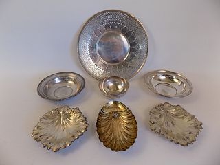 7 STERLING PLATES & BOWLS