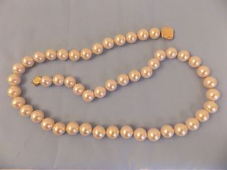 14K GOLD PEARL NECKLACE