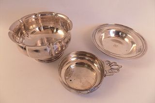 3 STERLING SILVER BOWLS