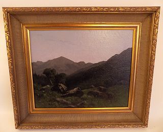 W. WEISMAN PAINTING NH MOUNTAINS