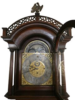 CHIPPENDALE 8 BELL MUSICAL TALL CLOCK