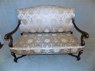 FRENCH CARVED LOVESEAT
