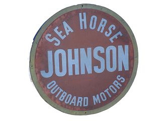 JOHNSON OUTBOARD MOTORS SIGN