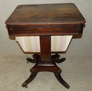 PERIOD ROSEWOOD SEWING STAND