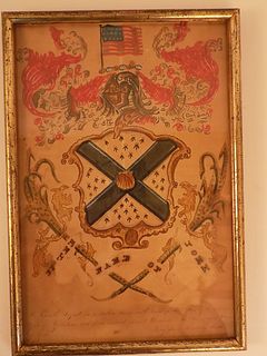 YORK COAT OF ARMS PAINTING