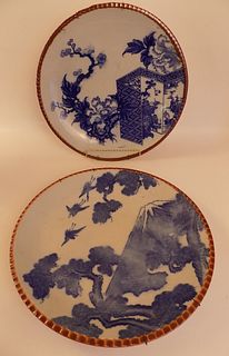 PAIR ANTIQUE CHINESE CHARGERS